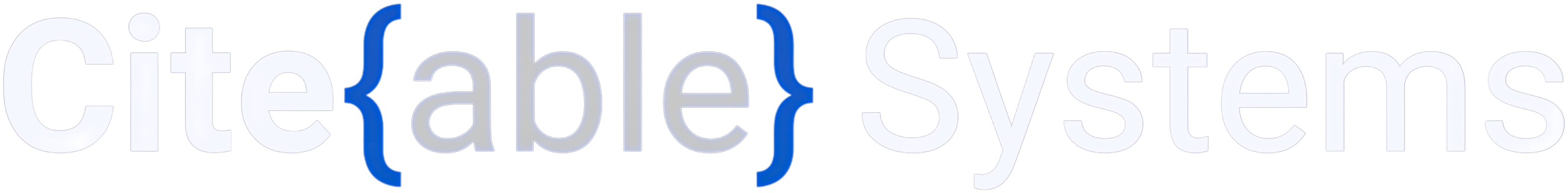 Citeable Systems